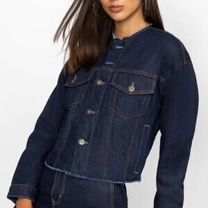 Johnny Was Sasson JARDIN AMOUR DENIM JACKET Medium